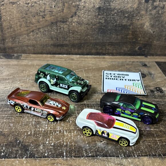 Hot Wheels Other - Hot Wheels Disney Pixar Toy Story Character Cars Bundle Lot Woody Rex Bo Peep